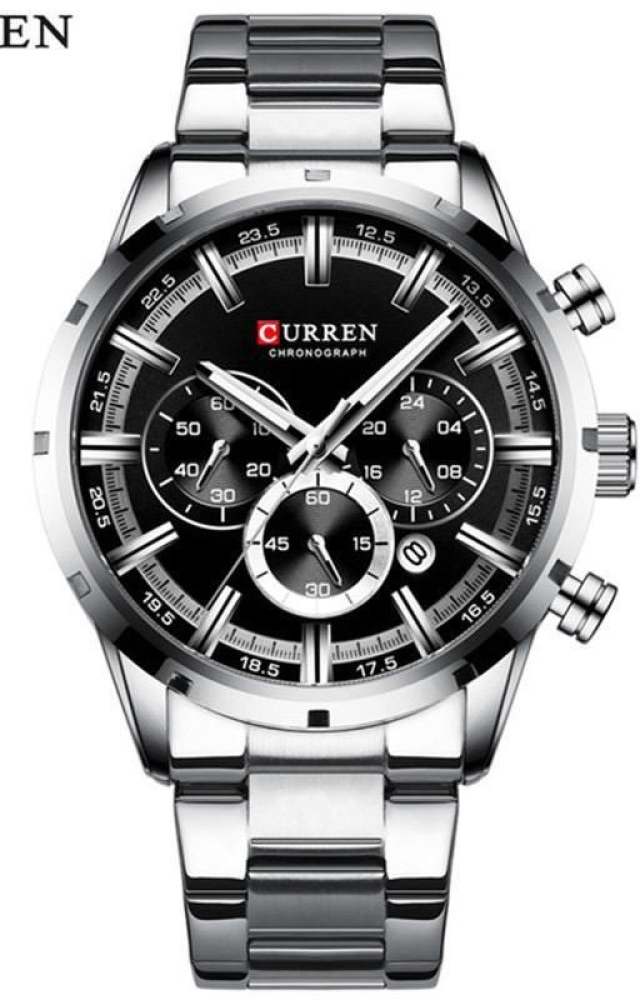 Curren Silver Stainless Steel