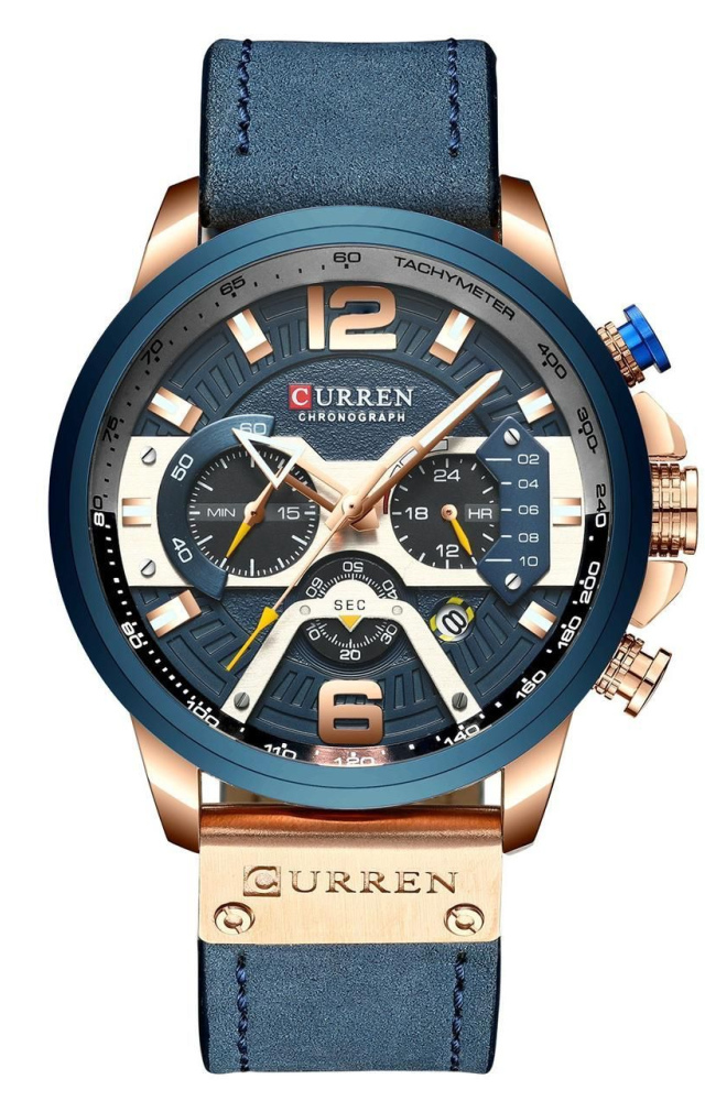 Curren Stainless Steel Blue