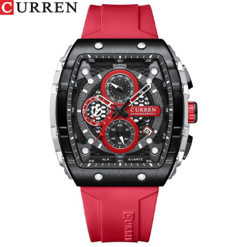 Curren Black Red Two Tone